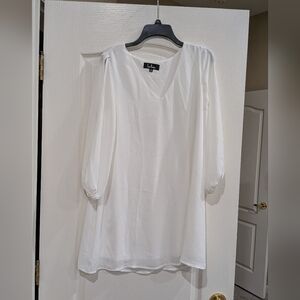 Lulu's, Size M, White Cocktail Dress